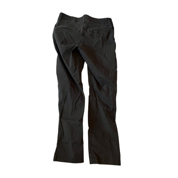 Lee Slim Straight Black Chino Work Pants Mens 29x30 - Picture 2 of 4